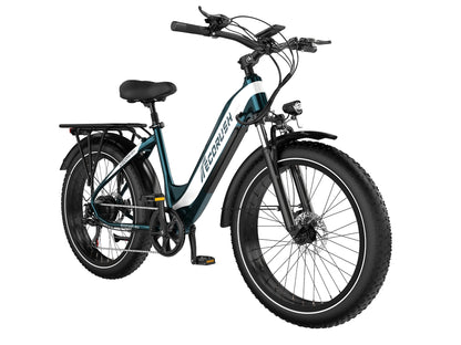 ECOEUSH Ebike with Front Fork Suspension