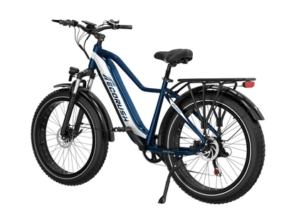 Fat Tire Electric Bike with Rear Luggage Rack